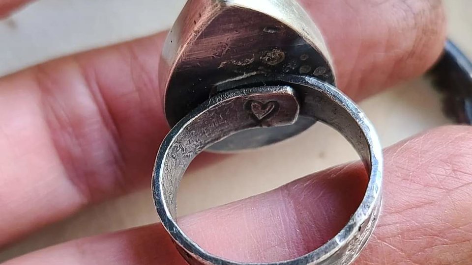 Golden Hour / Labradorite and Sterling Silver Ring
