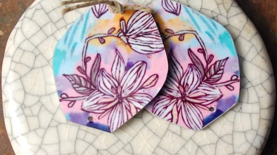 Wild Flowers / Art Charm Set