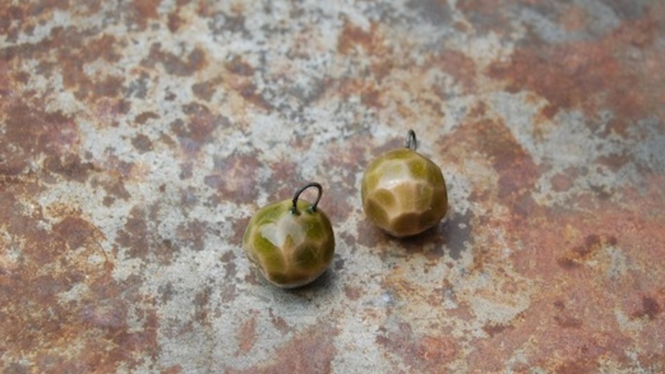 Charmed / Gem Cut Ceramic Earring Charms