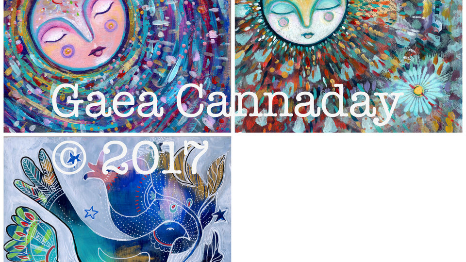 Greeting Cards / Mixed Media Painting Cards