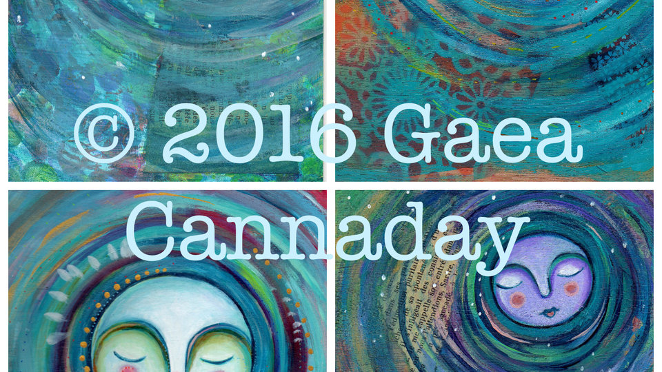 Greeting Cards / Mixed Media Painting Cards