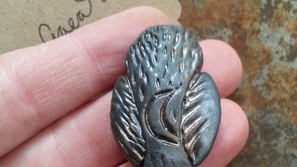 Star Wing Owl / Ceramic Bead Pre-Order
