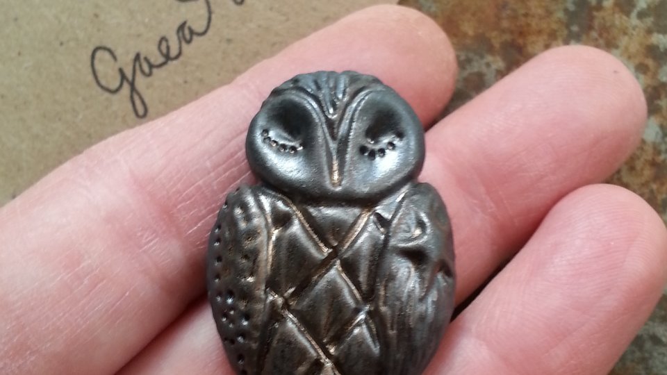Star Wing Owl / Ceramic Bead Pre-Order