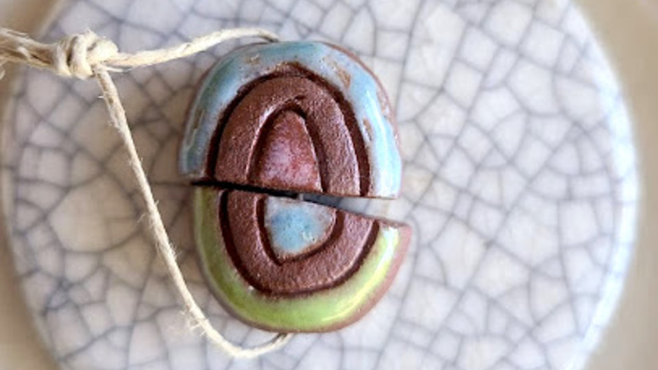 Modern Art / Ceramic Bead