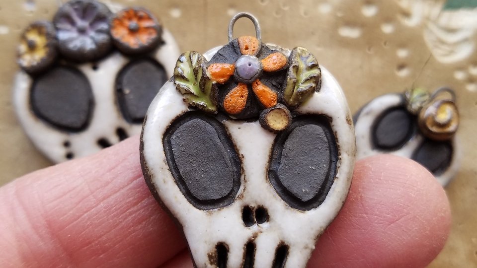 Day of the Dead / Ceramic Pendants To Be Made