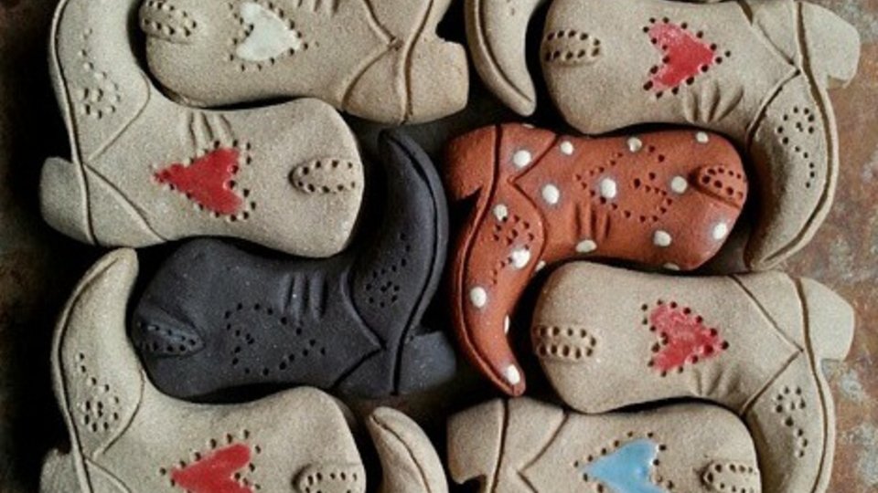 These Boots Are Made For / Ceramic Boot Pendant Pre-Order