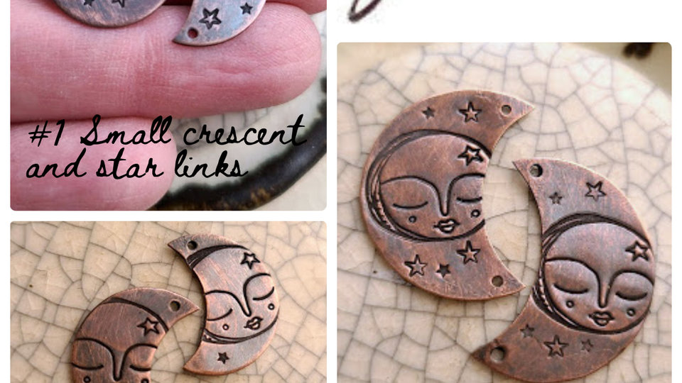 Copper Charms and Links