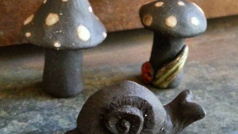 Mushrooms / Ceramic Mushroom Beads (pre-order)