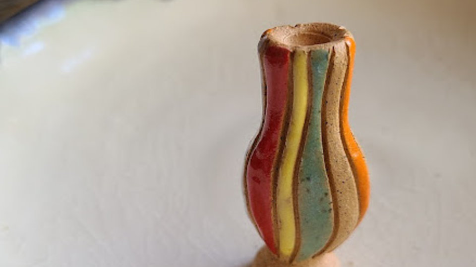 Mini Vase #1 / Ceramic Mini Vase (Flowers not included)