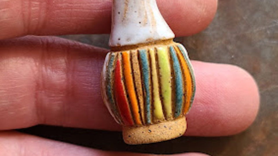 Mini Vase #10 / Ceramic Mini Vase (Flowers not included)