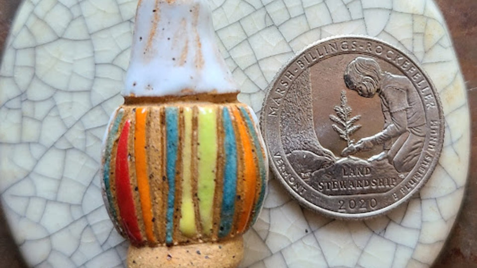Mini Vase #10 / Ceramic Mini Vase (Flowers not included)