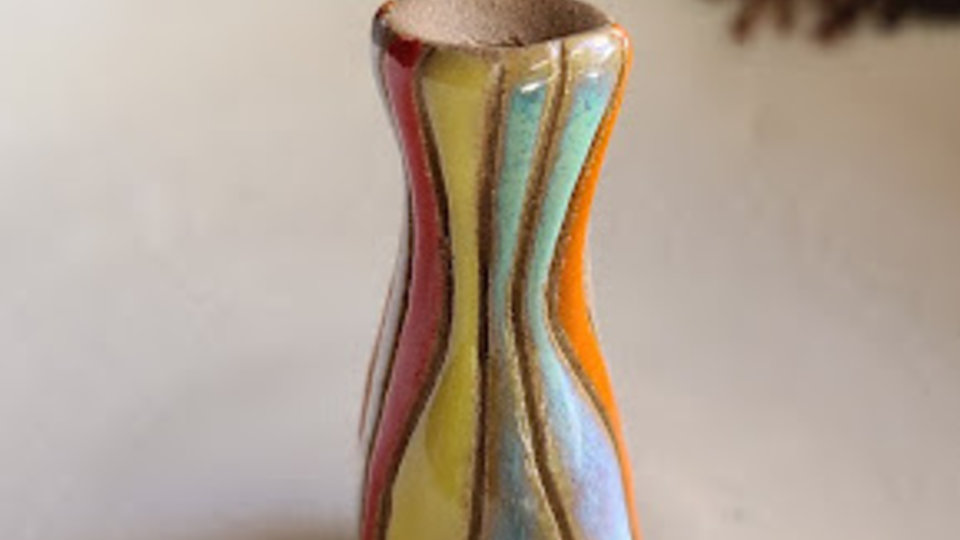 Mini Vase #2 / Ceramic Mini Vase (Flowers not included)