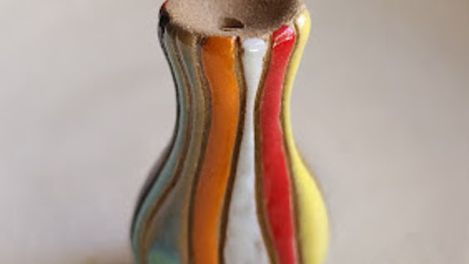 Mini Vase #2 / Ceramic Mini Vase (Flowers not included)