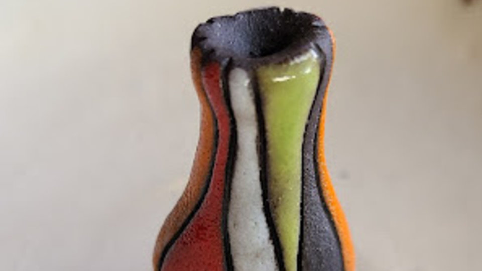Mini Vase #6 / Ceramic Mini Vase (Flowers not included)