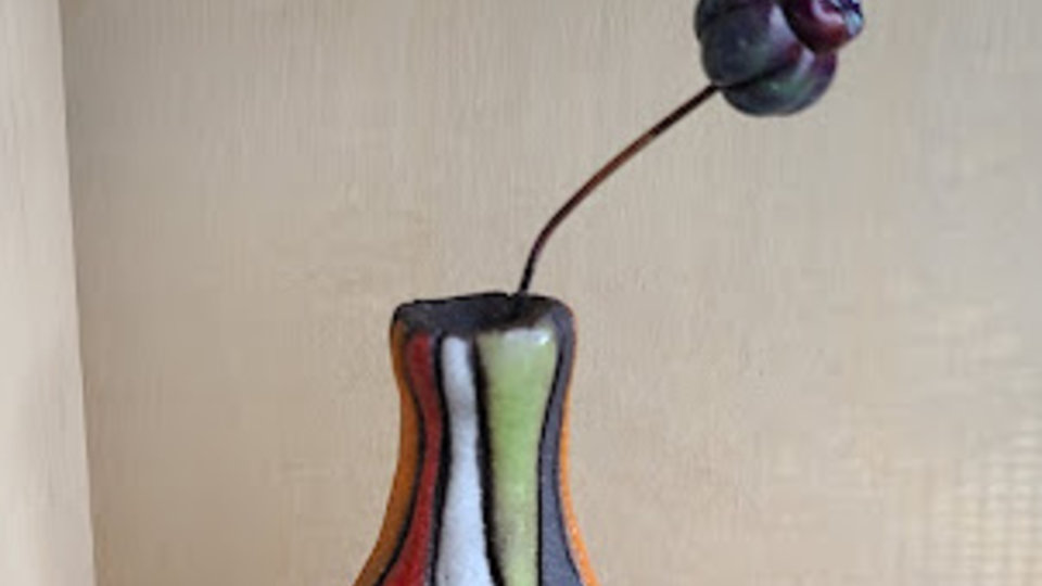 Mini Vase #6 / Ceramic Mini Vase (Flowers not included)