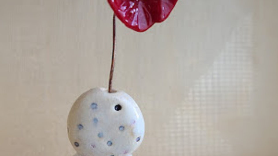 Mini Vase #8 / Ceramic Mini Vase (Flowers not included)