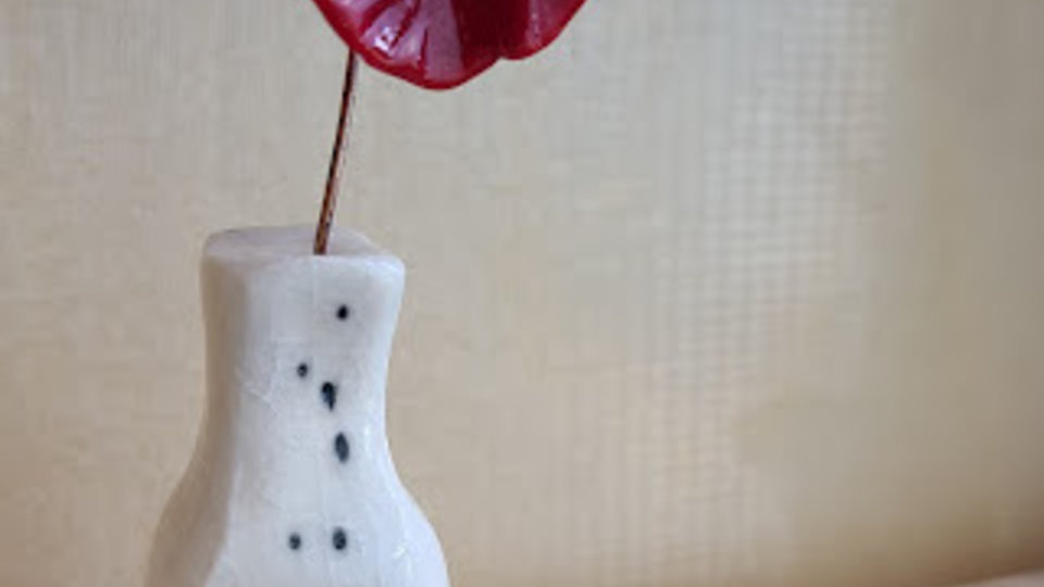 Mini Vase #9 / Ceramic Mini Vase (Flowers not included)
