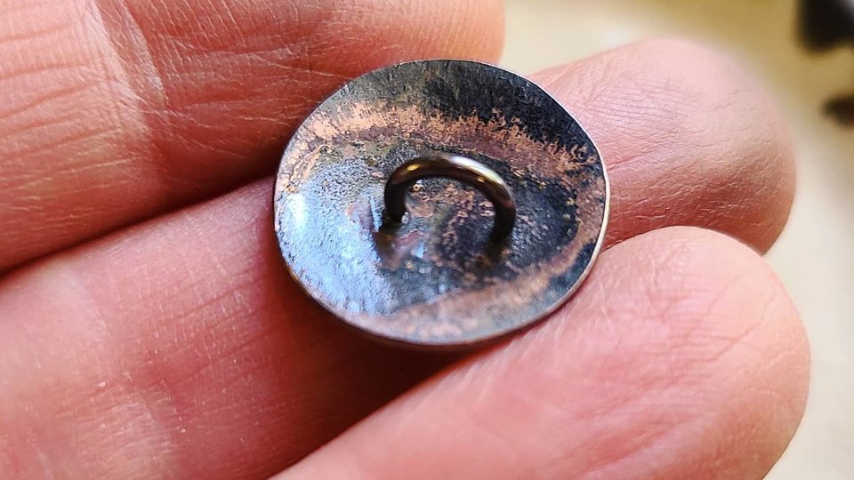 Loop Back Copper Buttons