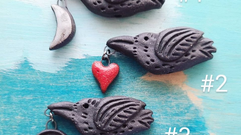 Witchy Forest / Ceramic Beads and Charms