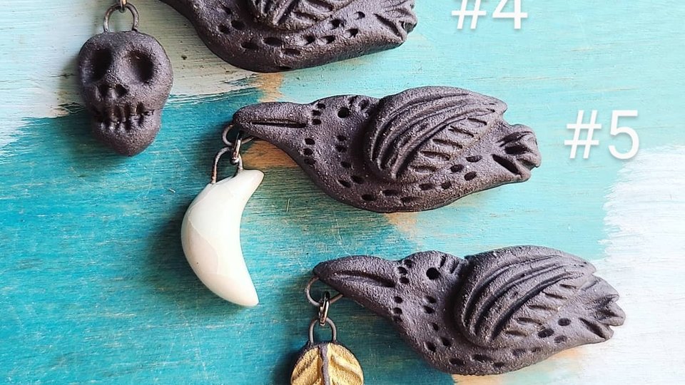 Witchy Forest / Ceramic Beads and Charms