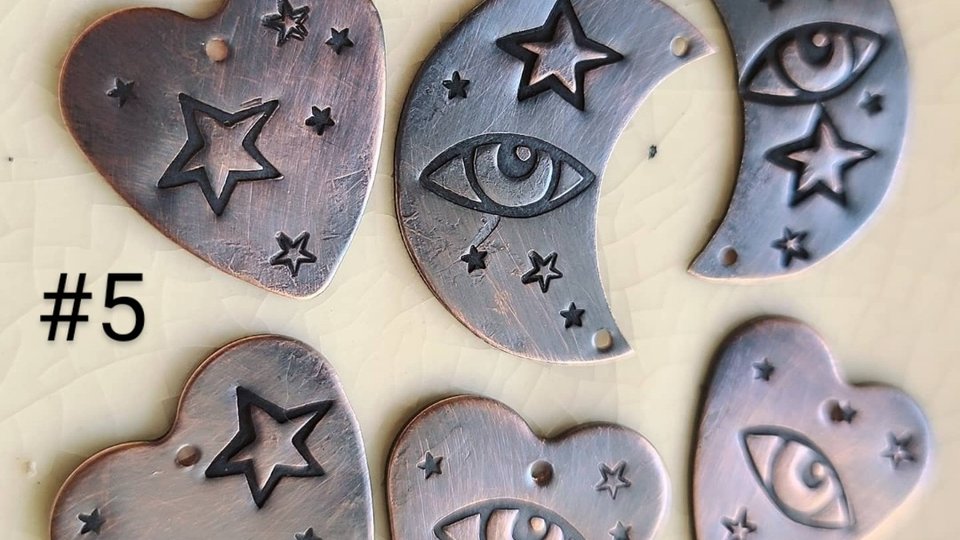 Copper Charms and Links