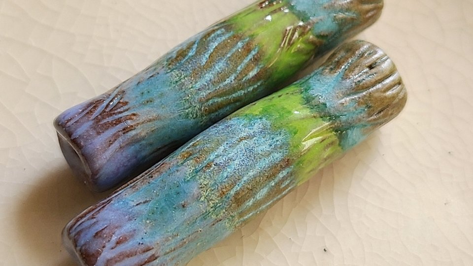 Rain Bough / Ceramic Bead Made When Ordered