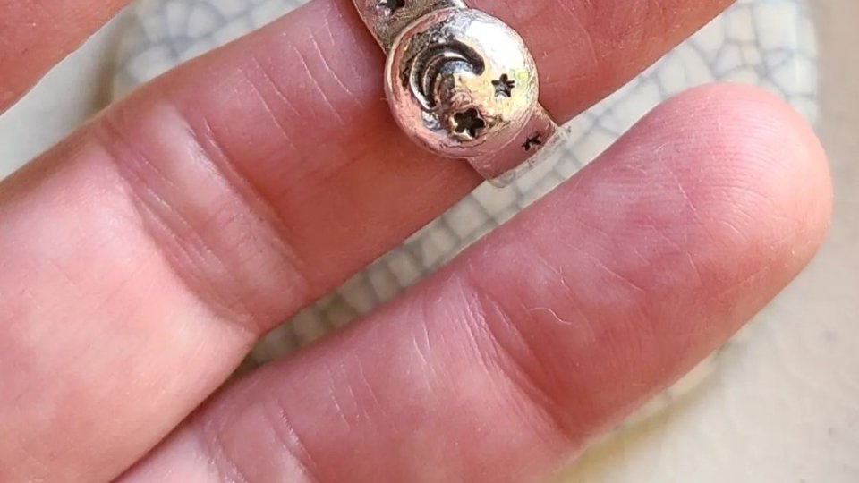 Shine Bright / Recycled Silver Ring