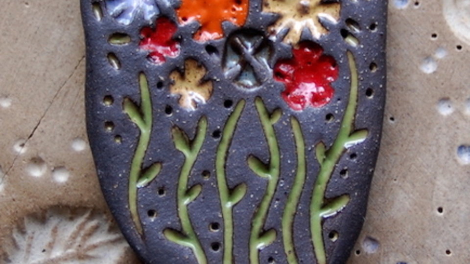 Super Bloom / Ceramic Pendant to be made