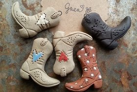 These Boots Are Made For / Ceramic Boot Pendant Pre-Order