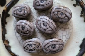 Ghost Eye / Ceramic Bead