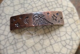 Raven / Copper Bracelet Bar