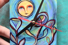 Sunshine Girl / Art Clock