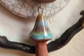 Garden Life / Ceramic Pendant and Bead Set
