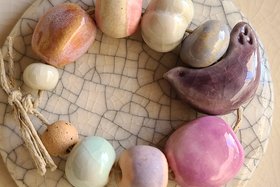 Little Bird / Ceramic Bead Set