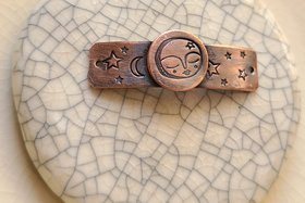Little Moon / Copper Bracelet Bar