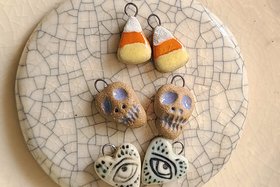 Reserved for Julie D / Skull Charms