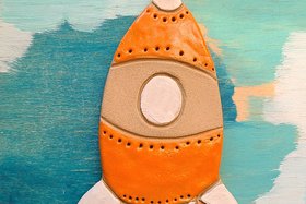 To The Stars / Ceramic Wall Hanging