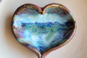 Reserved for Lynn / Love / Ceramic Heart Dish