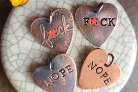 Reserved for Chiara / Copper Charms