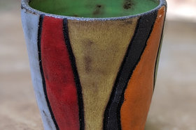 Wild Citrus / Flore Manic Ceramic Small Tumbler