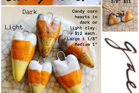 Candy Love / Ceramic Heart Charms (pre-order)