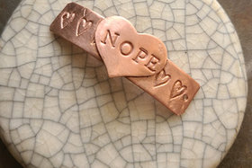Nope / Copper Bracelet Bar