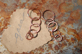Ring-A-Ding / Made-to-Order Handmade Copper Chain