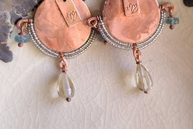 Lotus Queen / Gaea Handmade Earrings