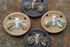 Fluter / Ceramic Moth Pendant To Be Made
