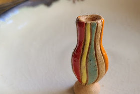 Mini Vase #1 / Ceramic Mini Vase (Flowers not included)
