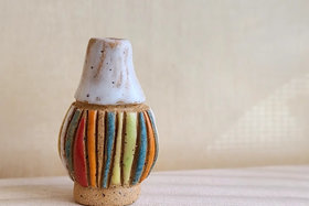 Mini Vase #10 / Ceramic Mini Vase (Flowers not included)