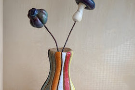 Mini Vase #2 / Ceramic Mini Vase (Flowers not included)