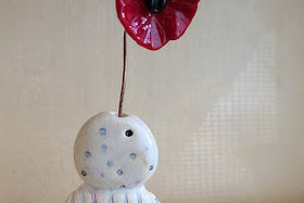 Mini Vase #8 / Ceramic Mini Vase (Flowers not included)