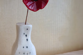 Mini Vase #9 / Ceramic Mini Vase (Flowers not included)